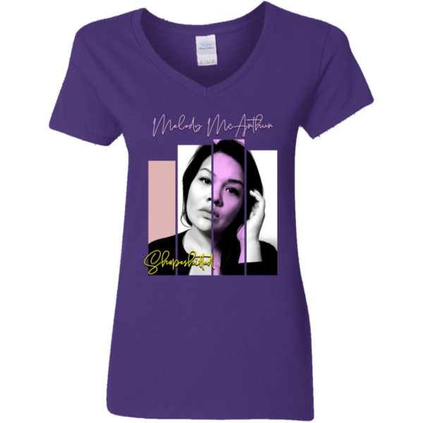G500VL Ladies' 5.3 oz. V-Neck T-Shirt - Image 3